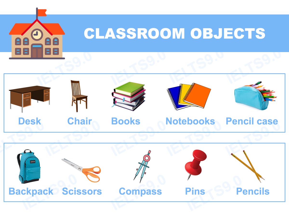 học từ vựng theo chủ đề - classroom objects